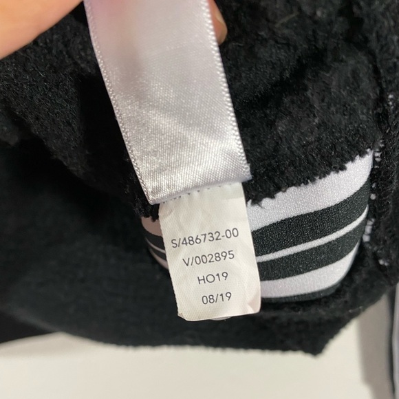 Athleta Black knit crewneck with strips on sides size XS - Picture 9 of 9